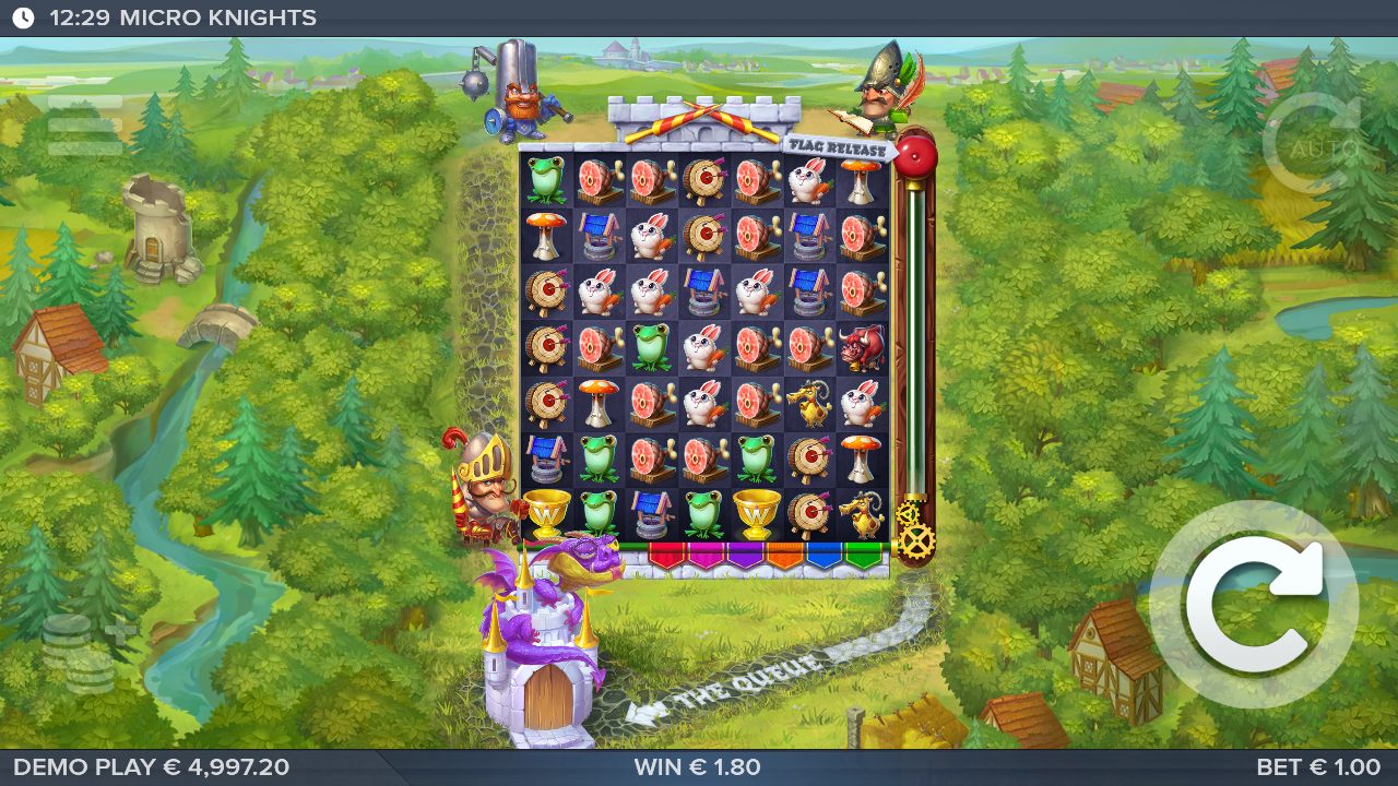 Micro Knights — cascade win