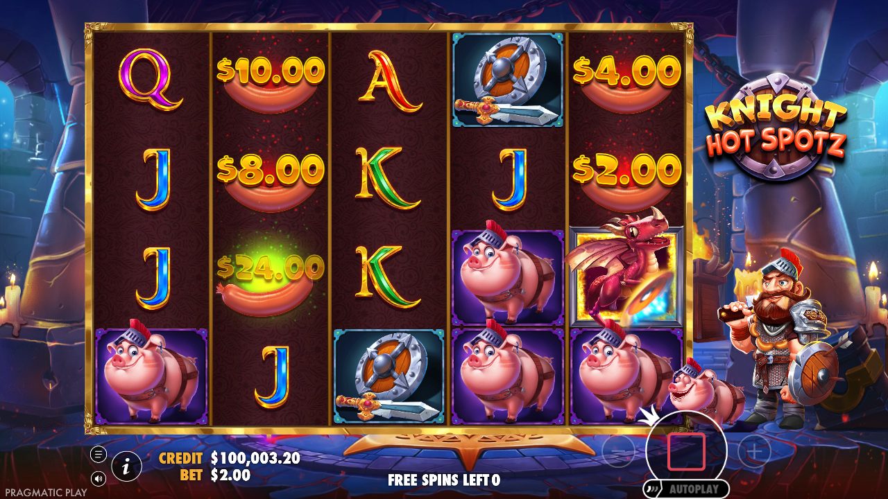 Knight Hot Spotz — Money-collect