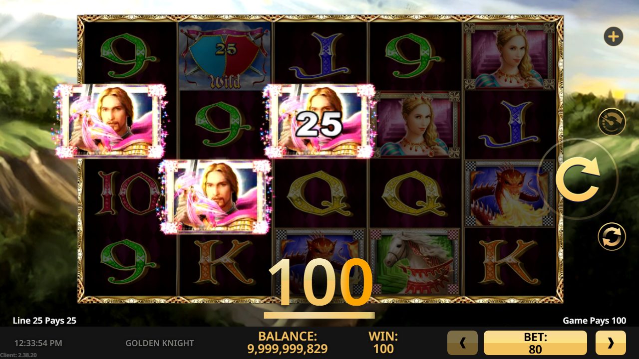 Golden Knight — line win